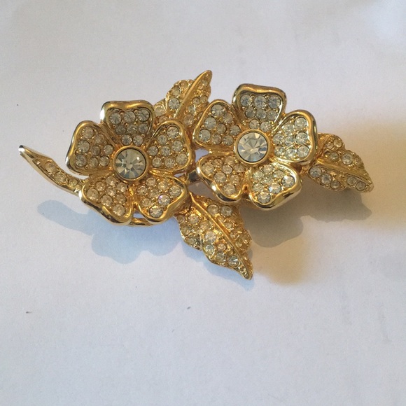 Joan Rivers Jewelry - Joan Rivers Brooch Pin & Matching Earring Set